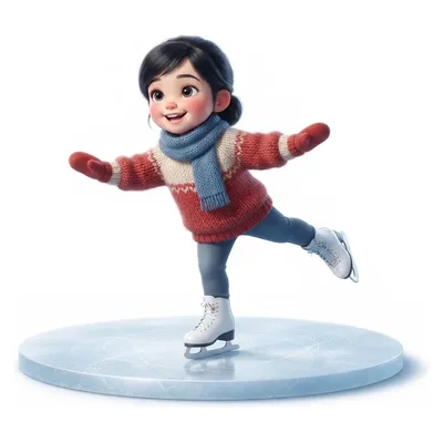 Ice skating